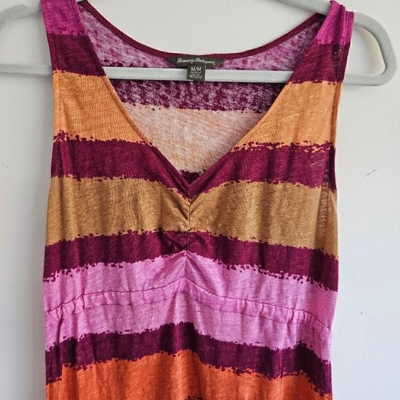 Tommy Bahama Striped Summer %100 Linen Dress - Picture 3 of 6